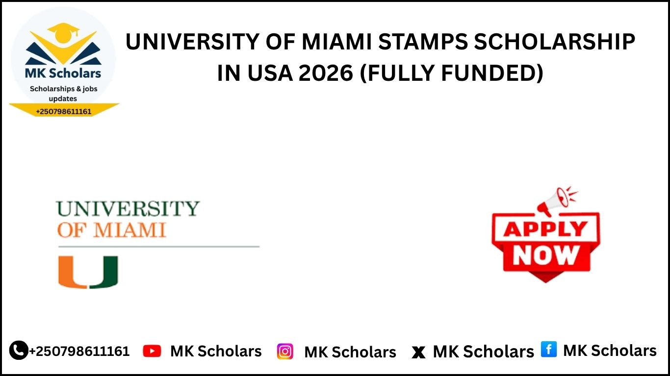 UNIVERSITY OF MIAMI STAMPS SCHOLARSHIP IN USA 2026 (FULLY FUNDED)